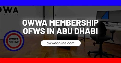 owwa abu dhabi appointment.